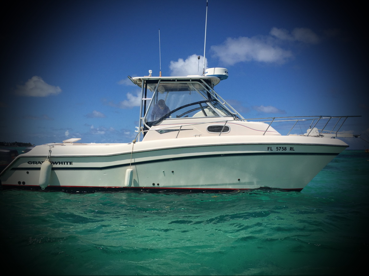 boat for spearfishing Punta Cana diving huting