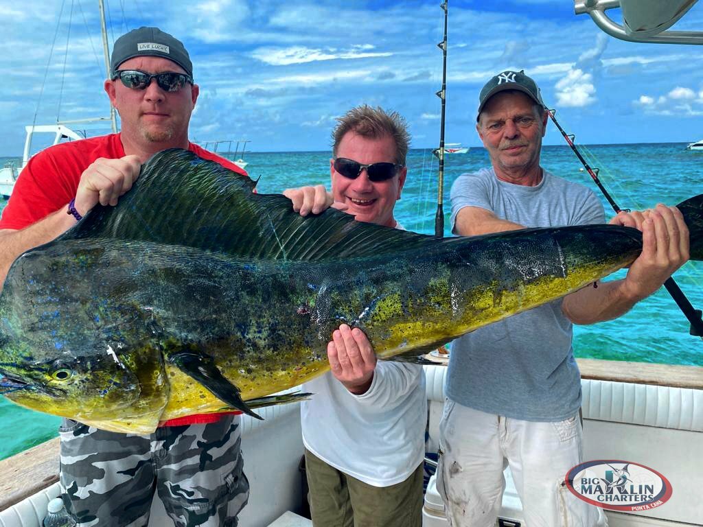 Huge Mahin deep sea fishing Punta Cana with Big Marlin Charters