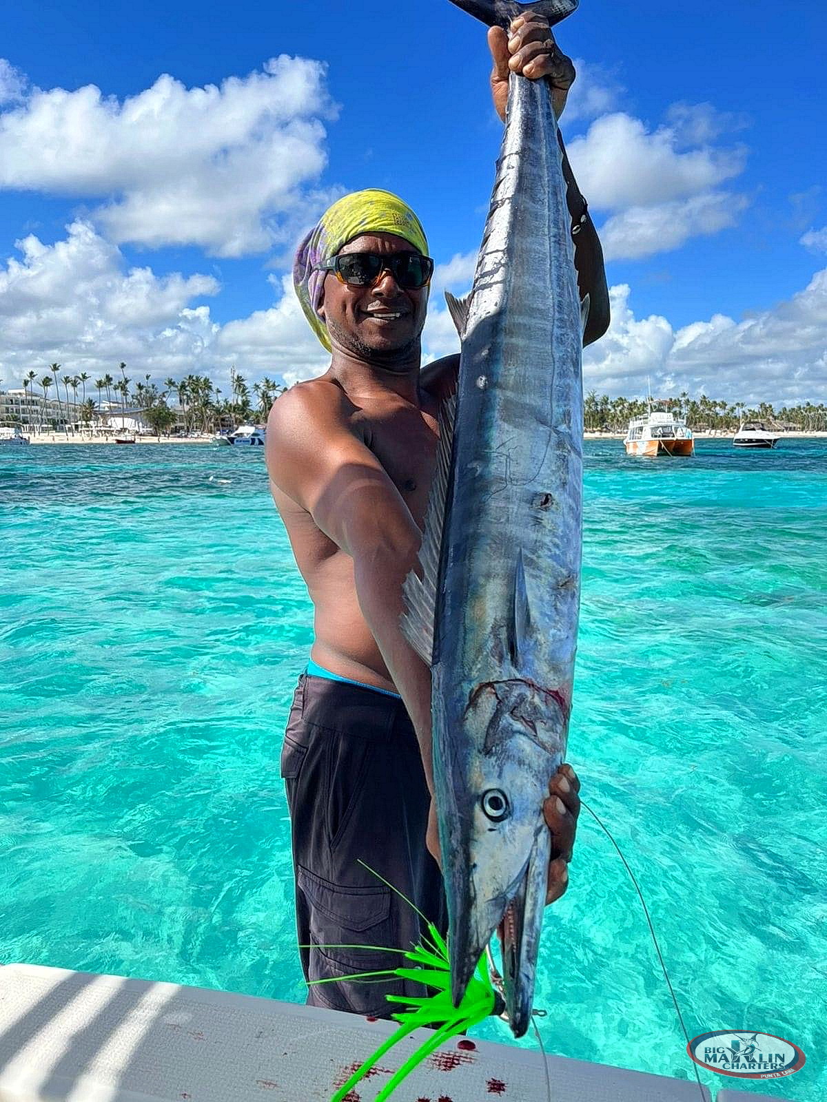 How deep is Atlantic Ocean close to Punta Cana