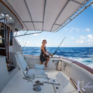 Stern Fishing Boat Fortuna and fighting chair