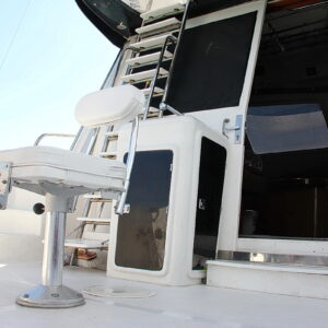 Fishing boat Sherlock stern and deck fighting chair